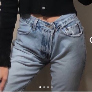 vintage armani mom jeans